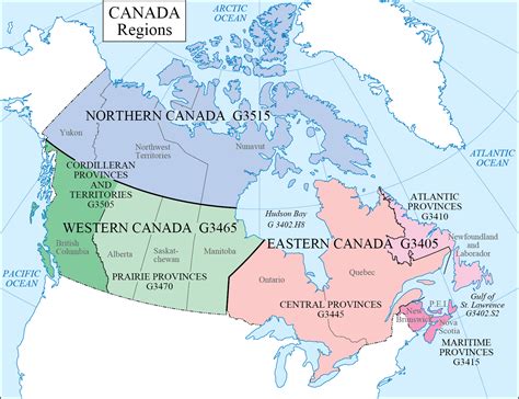 Map Of Southeastern Canada