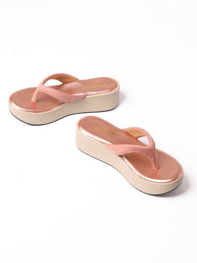 Catherine Pink 1.8 inch Lightweight And trendy Fancy Flatform Heels For ...