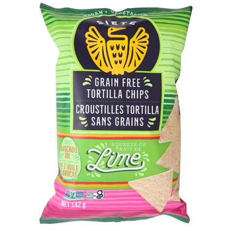Siete Lime Grain Free Tortilla Chips Canada |NaturaMarket.ca