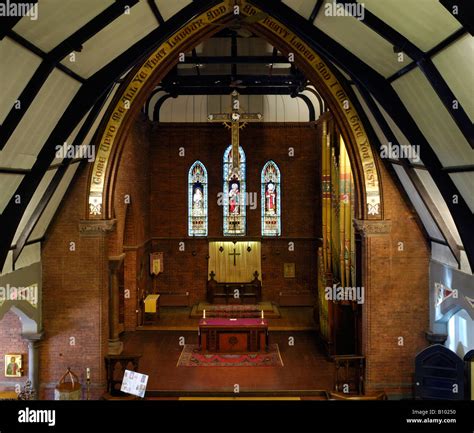 St Stephen In-the-Fields Anglican Church interior Stock Photo - Alamy
