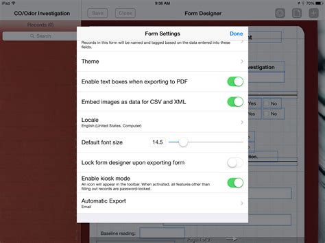 Image result for Forms Settings