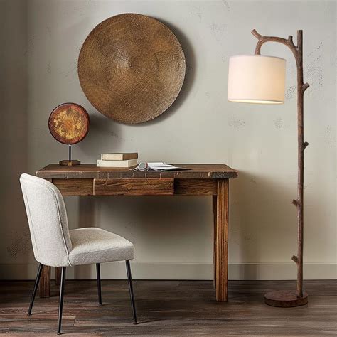 OYEARS Retro Farmhouse Floor Lamp for Living Room Rustic Standing Lamps ...