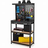 S Afstar Garage Workbench With Pegboard 32 X 16 Inches | Desertcart INDIA