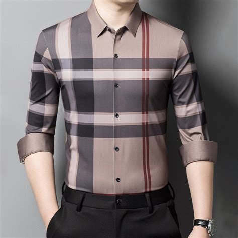 Peach Bloom Full Sleeve Cotton Check Shirt (PEACH GREY) – MEN IN CROWN