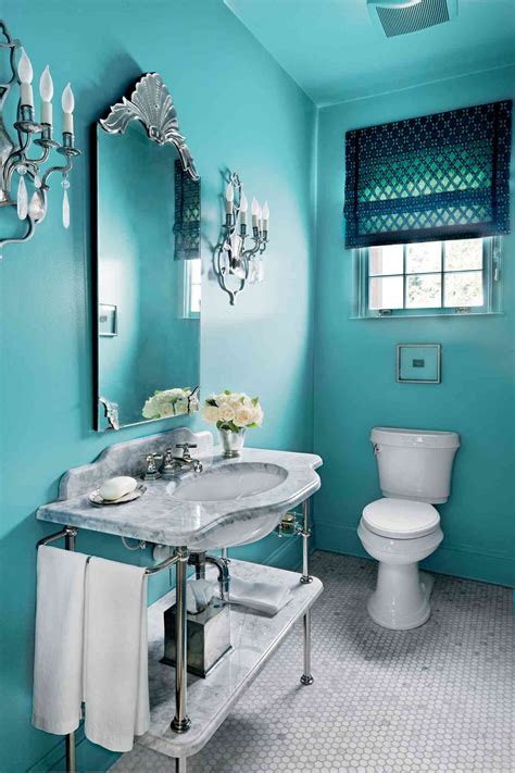 Blue Bathroom Accessories Ideas