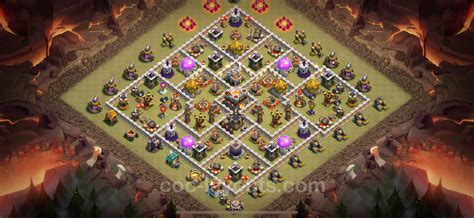 Best Anti 2 Stars War Base TH11 with Link, Hybrid - Town Hall Level 11 ...