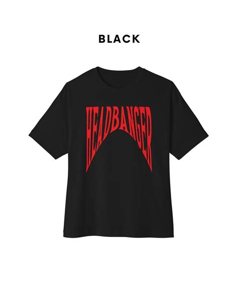 HEADBANGER Oversized Rock Tee – Heavyweight Streetwear USA – Drip Republic