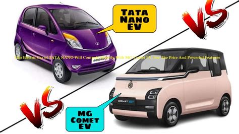 This Electric Car of TATA NANO Will Compete Directly With MG Comet EV ...