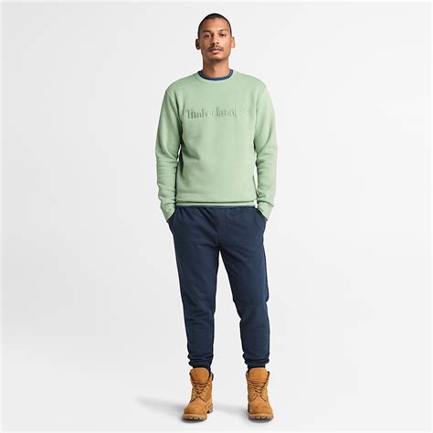 Hampton Crew Neck Sweatshirt for Men in Green