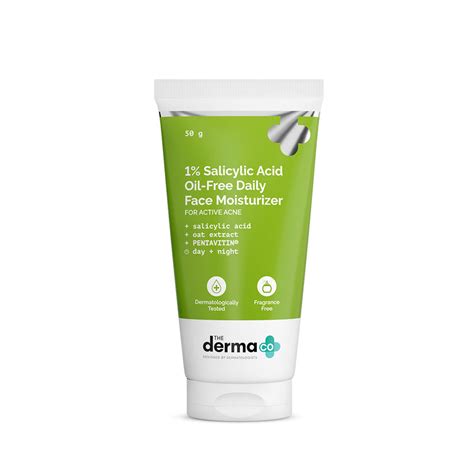 1% Salicylic Acid Moisturizer Oil Free -50g | The Derma Co
