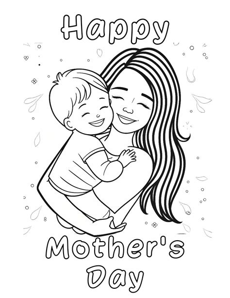 45 Hearty Mother's Day Coloring Pages - Our Mindful Life