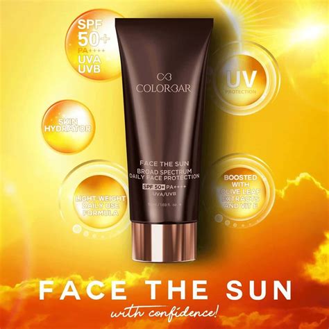 Buy COLORBAR FACE THE SUN BROAD SPECTRUM DAILY FACE PROTECTOR- 50 ML ...