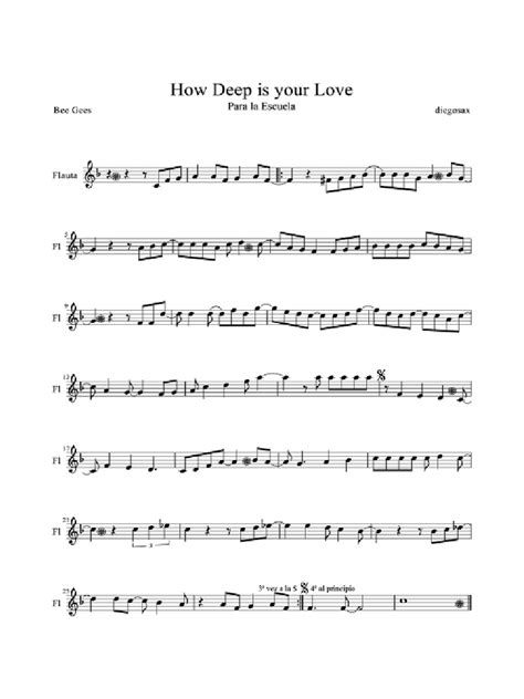 Image result for How Deep Is Your Love Piano Tutorial