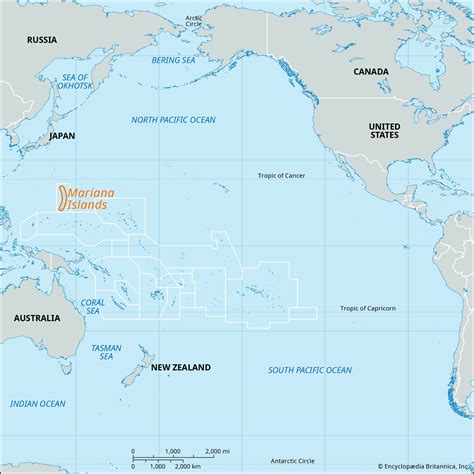 Mariana Islands Map