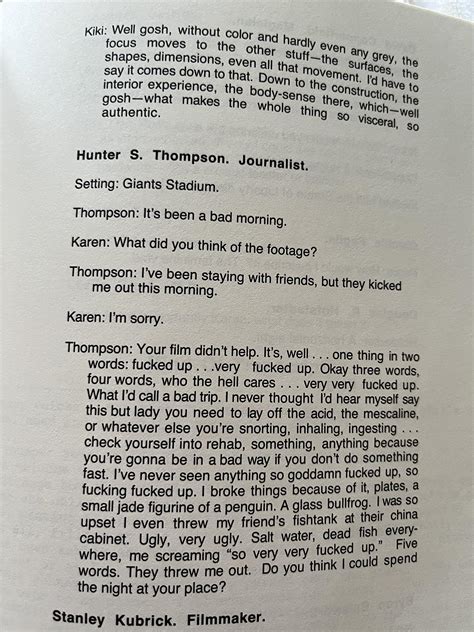 Hunter S. Thompson on The Navidson Record : r/houseofleaves