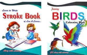 Exello Stroke Book And Colouring Book For Kids, Practice Standing And ...