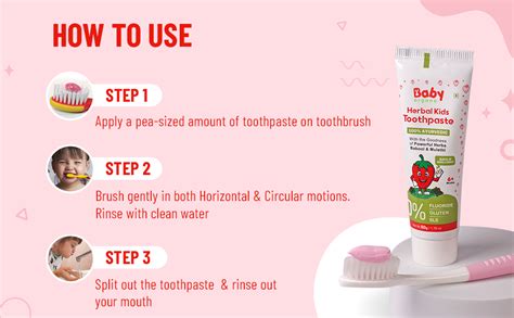 BabyOrgano Kids Toothpaste | 6+ Months | 100% Ayurvedic | Non Gel ...
