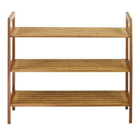 Oceanstar 3-Tier Bamboo Shoe Rack, Color: Brown | Michaels