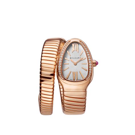 Women’s Serpenti Tubogas Rose Gold Diamond Watch 103003 – Zeuskicks