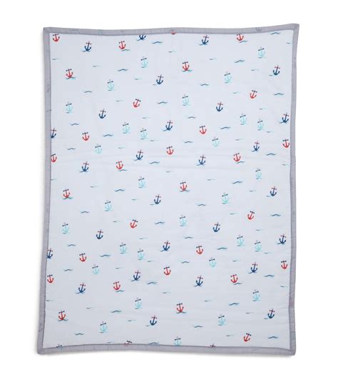 Yacht Baby Quilt - Organic Cotton | The White Cradle