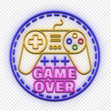 Neon Light Effect Gamepad Effect,neon Lights,blue,color PNG Hd ...