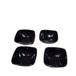 Buy Shanthi Traders Elevated Square Series of Premium Melamine Glossy ...