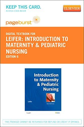 Buy Introduction to Maternity & Pediatric Nursing, Access Code Only ...