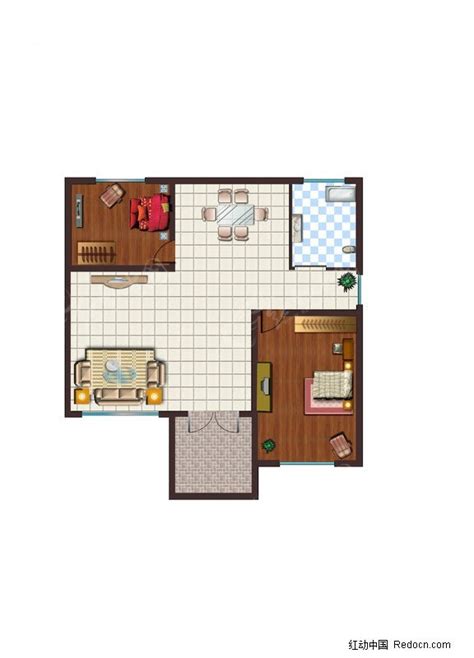 三室一厅平面图2019-房天下家居装修网