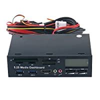 Docooler Media Dashboard 5.25inch USB 3.0 e-SATA All-in-1 PC Media ...