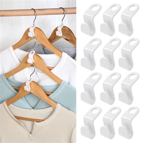 Amazon.com: 50 PCS Space Saving Hanger - Clothes Hanger Connector Hooks ...