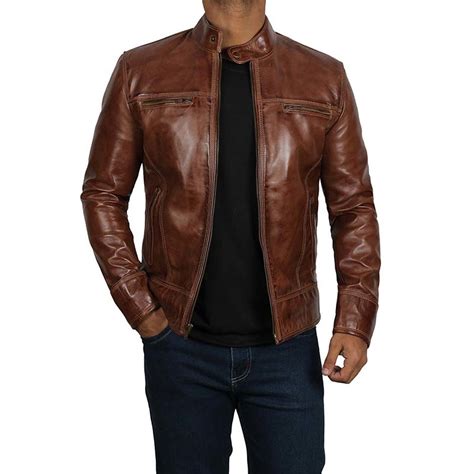 Light Brown Leather Jackets For Men