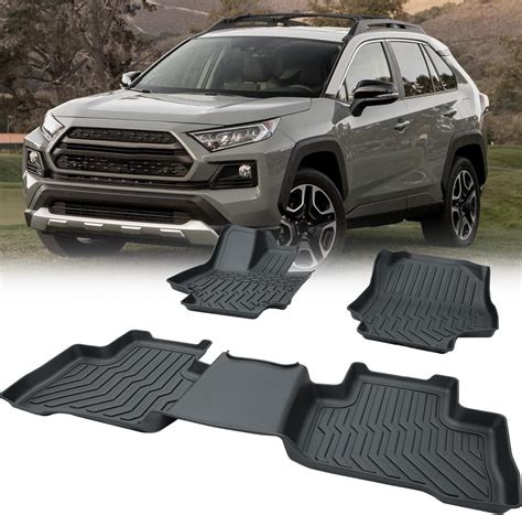 Amazon.com: YSKJATPT Car Floor Mats Compatible with 2019-2023 Toyota ...