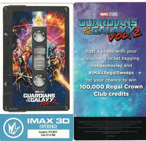 Guardians of the Galaxy 2 IMAX Movie Ticket | #4637298989