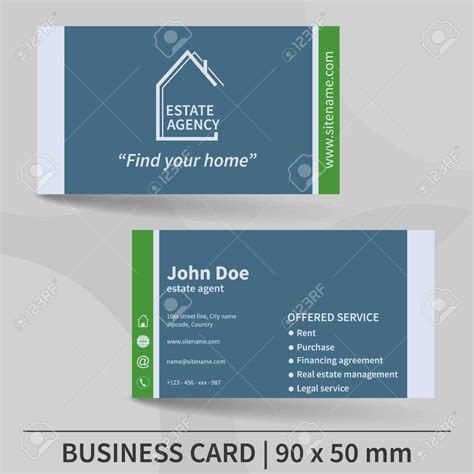 Real Estate Agent Business Cards 的图像结果