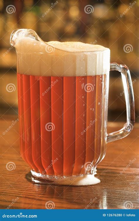 Full Pitcher Of Beer Stock Photo - Image: 12676280