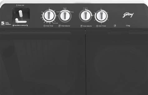 Godrej 12 kg AXIS 5 star with Hexa Roller Impeller Washing Machine Semi ...
