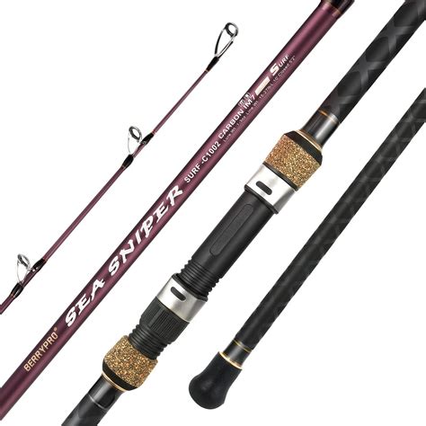 Berrypro Carbon Fiber Surf Fishing Rod, 10' Casting 2pc, High ...
