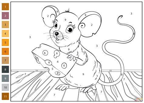 No Mice Sign Coloring Pages