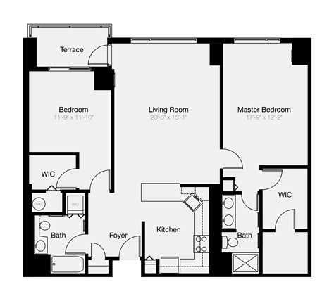 2 Bedroom Philadelphia Condos | Residences at Dockside