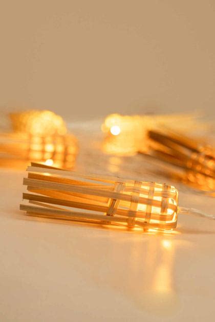 Buy Shya Handcrafted Neutral Wicker String Light Online – Freedom Tree