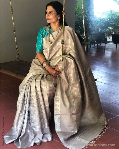 EE-R28035 Grey Silver Kanchi – sakhifashions
