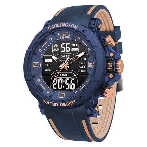Carlington Velocity Series Analog-Digital Sports Watches for Men and ...