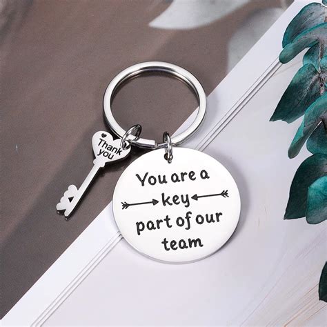 STUNFASSOO Office Thank You Keychain for Coworkers and Boss: India | Ubuy