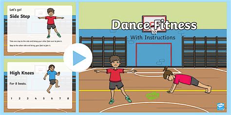 Dance Fitness With Instructions PowerPoint