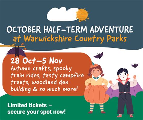 Experience an unforgettable half-term at Warwickshire's Country Parks ...