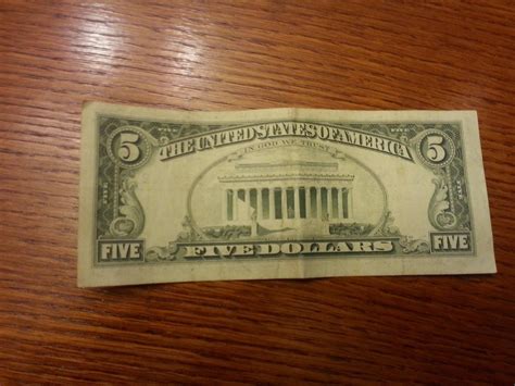 Vintage Five Dollar $5 Bill Series 1981A Circulated Paper Bill Money ...