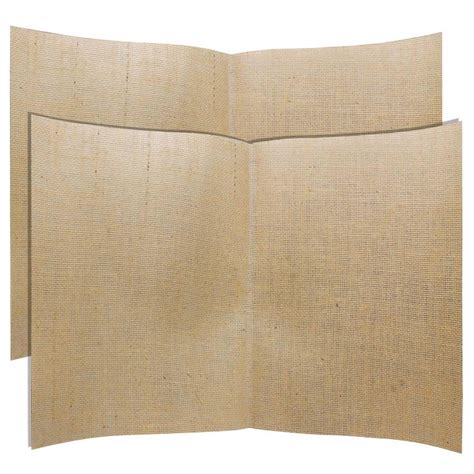 Lustrous Jute: A3 Laminated Jute Sheet 2Pcs – Inkarto