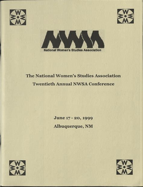 Past & Future Conferences - National Women's Studies Association