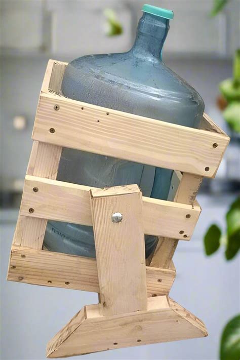 Wooden Water Jug Dispenser Stand / Bisleri 20 Liters Bottle Holder By ...