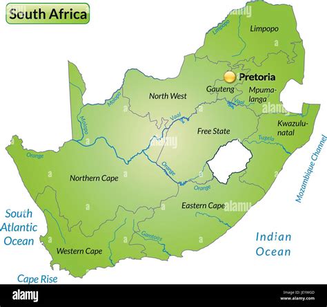 South African World Map